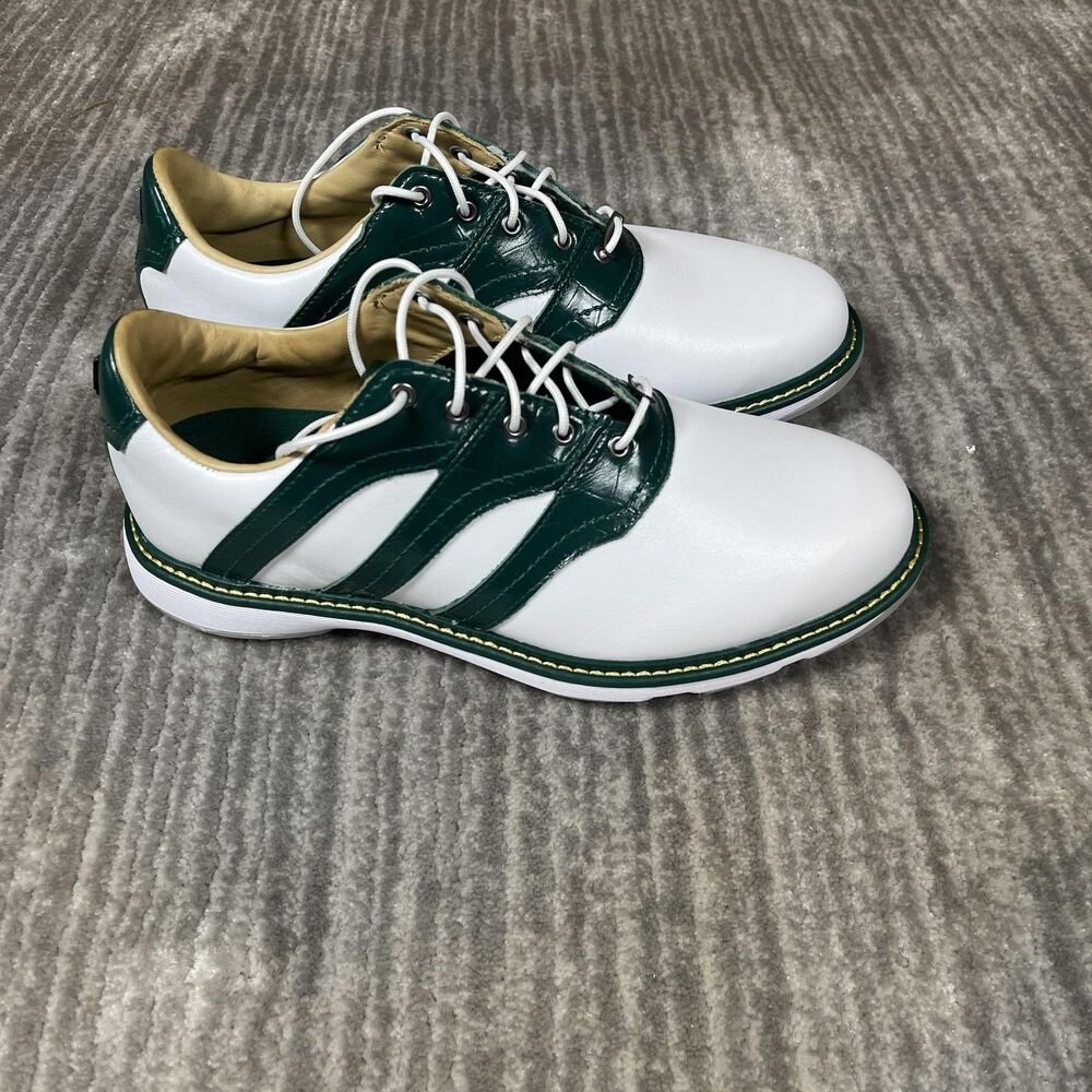 Adidas MC Z-TRAXION Boost Golf Shoes Mens Size 7.5 White Green Spikeless JH6127